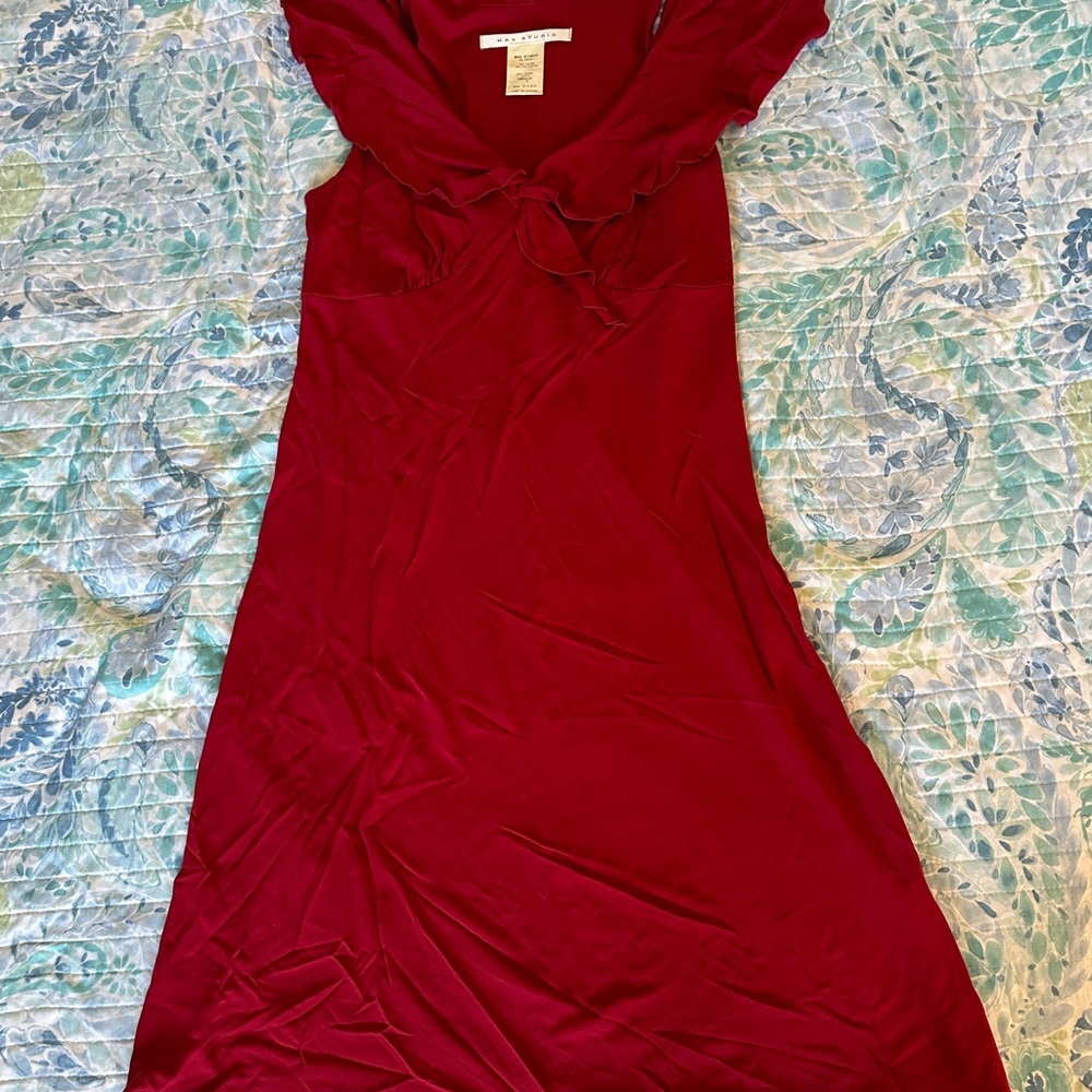 Elegant Red Women's Dress